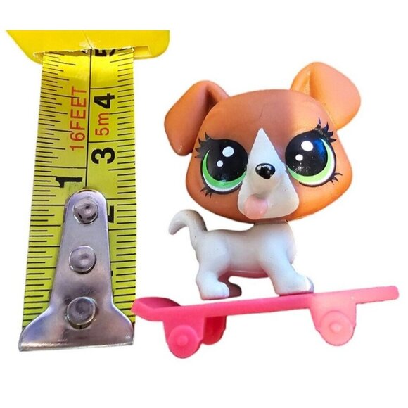 Littlest Pet Shop Buster Boodles German Pointer DogTales Cream Brown #82 LPS - Picture 2 of 8